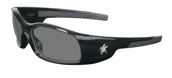 $1.90/Pair</br></br>Swagger® SR1 Series Black Safety Glasses with Gray Lens - Specials
